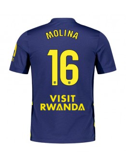 Atletico Madrid Nahuel Molina #16 Replika Borta Kläder 2025-26 Kortärmad